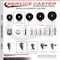 Service Caster 35 Inch Phenolic Wheel Swivel 58 Inch Threaded Stem Caster with Brake SCC SCC-TS20S3514-PHS-TLB-58212 - alternate 2